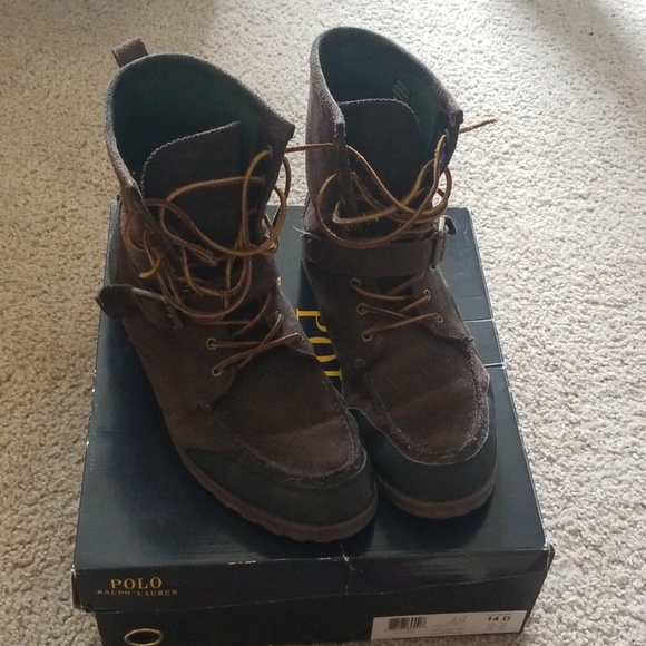 ralph lauren boots size 14
